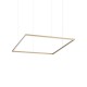 IdealLux-370538 - Oracle Slim - Brass LED Pendant Ø 90 cm