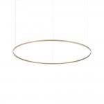 Oracle Slim - Brass LED Pendant Ø 150 cm