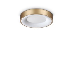 Planet - LED Matt Brass Flush with Diffuser Ø 30 cm