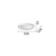 IdealLux-370637 - Planet - LED Matt Brass Flush with Diffuser Ø 50 cm