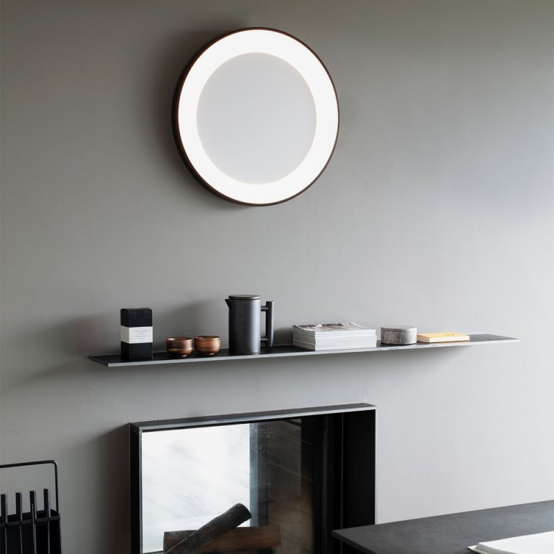 IdealLux-370637 - Planet - LED Matt Brass Flush with Diffuser Ø 50 cm