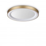 Planet - LED Matt Brass Flush with Diffuser Ø 60 cm