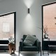 IdealLux-370699 - Look Square - White Up & Down LED Wall Lamp 15 cm