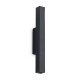 IdealLux-370774 - Look Square - Black Up & Down LED Wall Lamp 30 cm