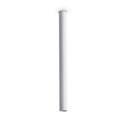 Look - Surface-Mounted White Cylindrical LED Spotlight 40 cm