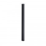 Look - Surface-Mounted Black Cylindrical LED Spotlight 40 cm