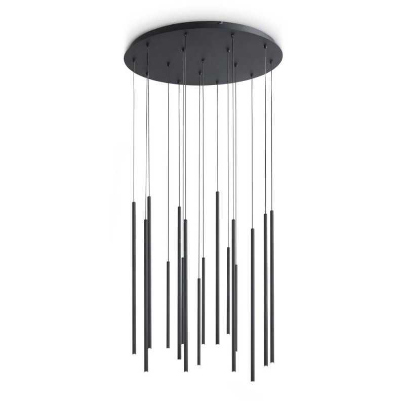 IdealLux-371146 - Look - Black 16 Light LED Cluster Pendant