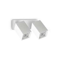 Dynamite - White Square 2 Spotlights