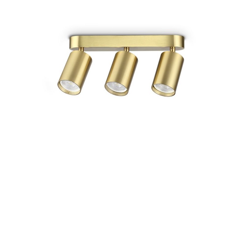 IdealLux-371269 - Dynamite - Satin Brass 3 Spotlights