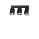 IdealLux-371276 - Dynamite - Black Square 3 Spotlights