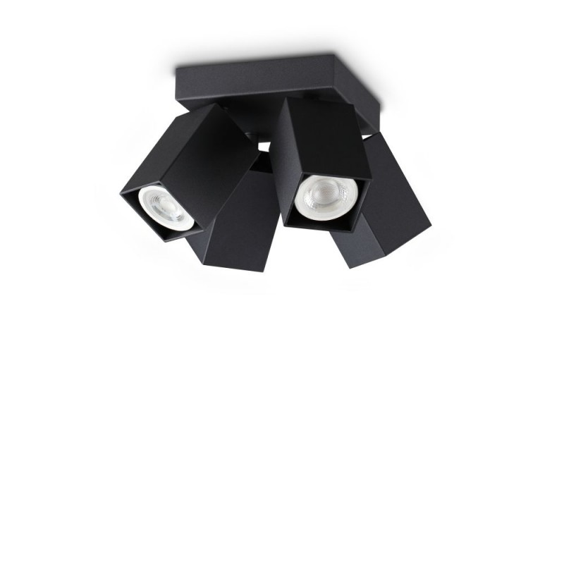 IdealLux-371313 - Dynamite - Black Square 4 Spotlights