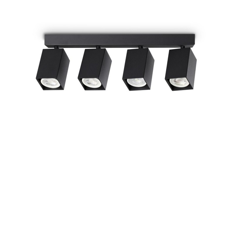 IdealLux-371368 - Dynamite - Black Square 4 Spotlights