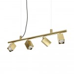 Dynamite - Satin Brass 4 Light Linear Fitting