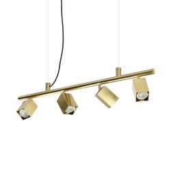 Dynamite - Satin Brass 4 Light Linear Fitting