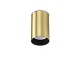 IdealLux-371405 - Look - Surface-Mounted Satin Brass Cylindrical Spotlight 10 cm