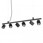 Dynamite - Black 6 Light Linear Fitting
