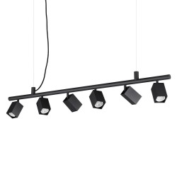 Dynamite - Black 6 Light Linear Fitting