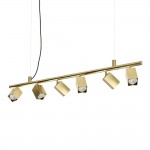 Dynamite - Satin Brass 6 Light Linear Fitting