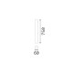IdealLux-371467 - Look - Surface-Mounted Satin Brass Cylindrical Spotlight 75 cm