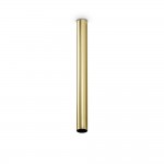 Look - Surface-Mounted Satin Brass Cylindrical Spotlight 75 cm