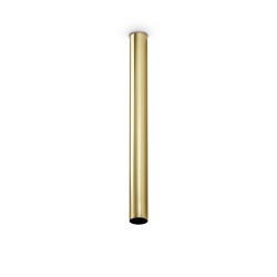Look - Surface-Mounted Satin Brass Cylindrical Spotlight 75 cm