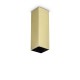 IdealLux-371504 - Look Square - Surface-Mounted Brass Square Spotlight 20 cm