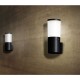 Fumagalli-FMDR2570M1LAY - Amelia - Opal White with Black Wall Lamp