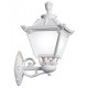 Fumagalli-FMQ23131000W - Bisso Golia - Clear with White Lantern Wall Lamp