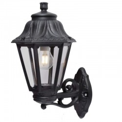 Bisso Anna - Black Hexagonal Lantern Wall Lamp