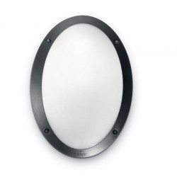 Danzi - Black Oval Bulkhead with Opal Diffuser
