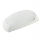 Francy - White Bulkhead Light with Opal White Diffuser  Francy - White Bulkhead Light with Opal White Diffuser