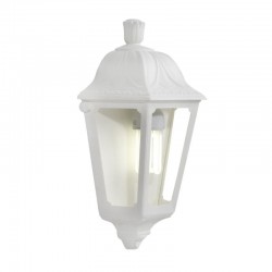 Iesse - White Half Lantern Wall Lamp