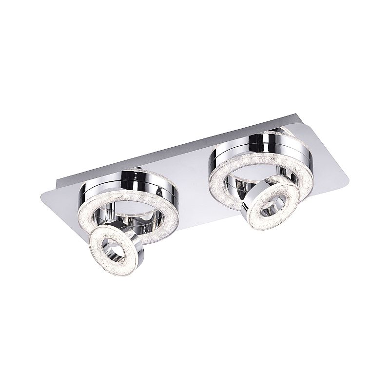 Spot & Downlights - Tim - Modern LED Chrome Double Spotlight LeuchtenDirect-14521-17 - Tim - Modern LED Chrome Double Spotlight