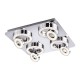 Spot & Downlights - Tim - Modern LED Chrome Square 4 lights Spotlight LeuchtenDirect-14522-17 - Tim - Modern LED Chrome Square 4 lights Spotlight