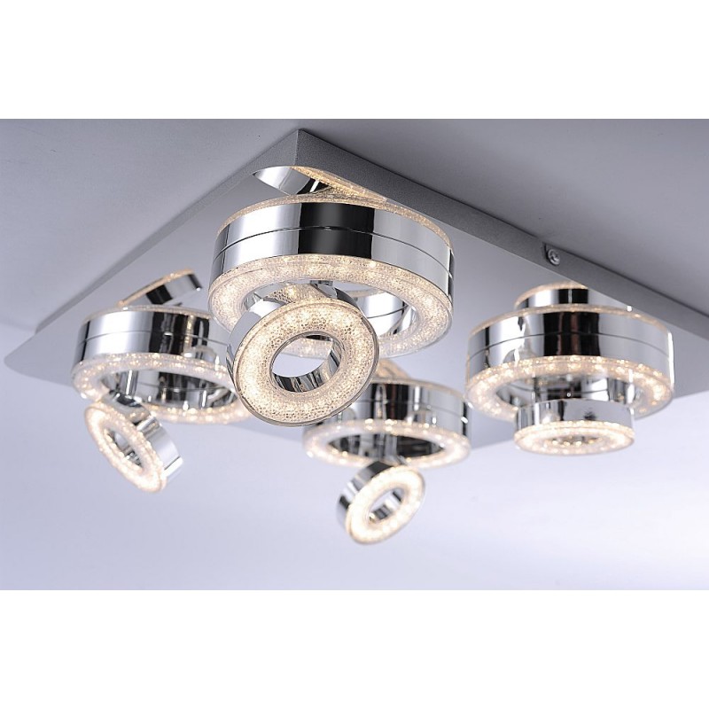 Spot & Downlights - Tim - Modern LED Chrome Square 4 lights Spotlight LeuchtenDirect-14522-17 - Tim - Modern LED Chrome Square 4 lights Spotlight