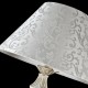Table & Floor Lamp - Monile - Pattern White Fabric Floor lamp -White gold Maytoni-ARM004-00-W - Monile - Pattern White Fabric Floor lamp -White gold