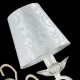 Wall Lights - Monile - Pattern White Fabric Wall lamp -White gold Maytoni-ARM004-01-W - Monile - Pattern White Fabric Wall lamp -White gold