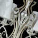 Ceiling Lights - Monile - Pattern White Fabric 6 Light Pendant -White gold Maytoni-ARM004-06-W - Monile - Pattern White Fabric 6 Light Pendant -White gold