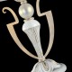 Table & Floor Lamp - Monile - Pattern White Fabric Table Lamp -White gold Maytoni-ARM004-11-W - Monile - Pattern White Fabric Table Lamp -White gold