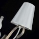 Wall Lights - Intreccio - White Fabric Twin Wall Lamp- Gold Ribbon Maytoni-ARM010-02-W - Intreccio - White Fabric Twin Wall Lamp- Gold Ribbon