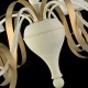 Ceiling Lights - Intreccio - White Fabric 6 Light Pendant- Gold Ribbon Maytoni-ARM010-06-W - Intreccio - White Fabric 6 Light Pendant- Gold Ribbon