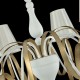 Ceiling Lights - Intreccio - White Fabric 8 Light Pendant- Gold Ribbon Maytoni-ARM010-08-W - Intreccio - White Fabric 8 Light Pendant- Gold Ribbon