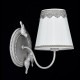 Wall Lights - Bouquet - White Fabric with Lace Wall Lamp - Antique Grey Maytoni-ARM023-01-S - Bouquet - White Fabric with Lace Wall Lamp - Antique Grey