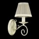 Maytoni-ARM029-01-W - Felicita - Linen with Lace Ribbons Wall Lamp
