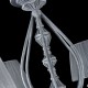 Ceiling Lights - Monsoon - Grey Organza 6 Light Pendant- Antique Grey Maytoni-ARM154-06-S - Monsoon - Grey Organza 6 Light Pendant- Antique Grey