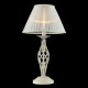 Table & Floor Lamp - Grace - White Fabric Table lamp - Crystal Maytoni-ARM247-00-G - Grace - White Fabric Table lamp - Crystal