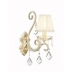 Wall Lights - Triumph - White Organza Wall Lamp- Crystal Maytoni-ARM288-01-G - Triumph - White Organza Wall Lamp- Crystal