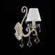 Wall Lights - Triumph - White Organza Wall Lamp- Crystal Maytoni-ARM288-01-G - Triumph - White Organza Wall Lamp- Crystal