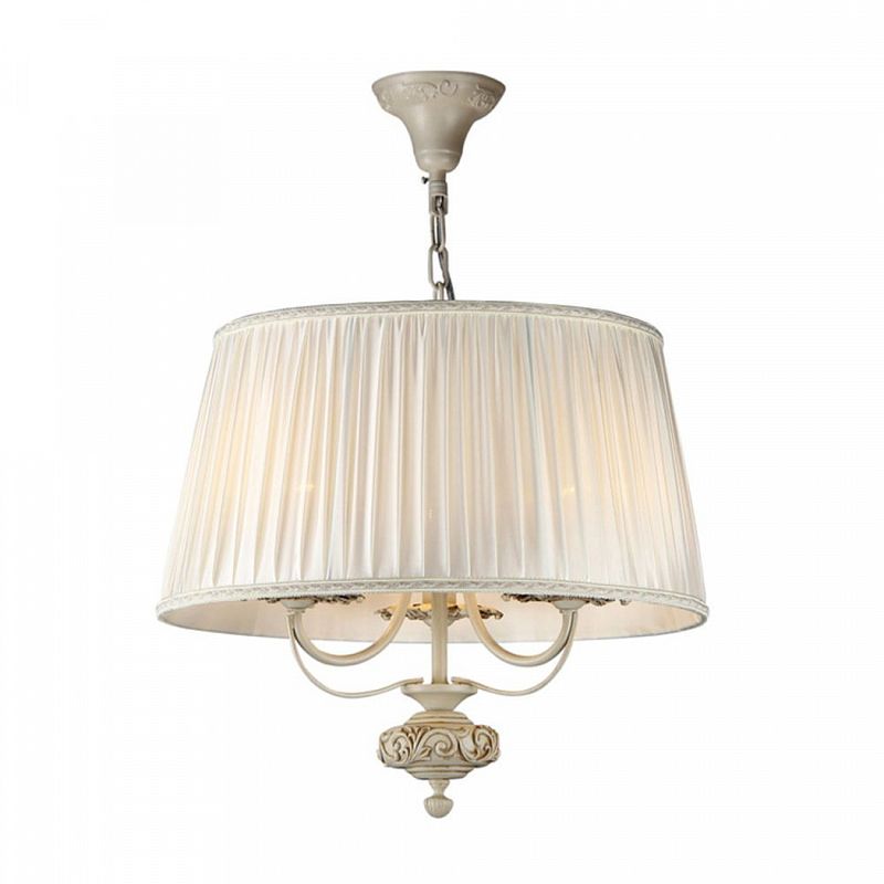 Ceiling Lights - Olivia - Cream Organza 3 Light Pendant- Ivory Maytoni-ARM326-33-W - Olivia - Cream Organza 3 Light Pendant- Ivory