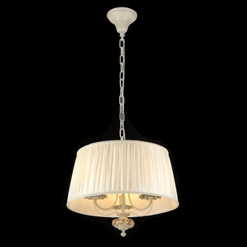 Ceiling Lights - Olivia - Cream Organza 3 Light Pendant- Ivory Maytoni-ARM326-33-W - Olivia - Cream Organza 3 Light Pendant- Ivory
